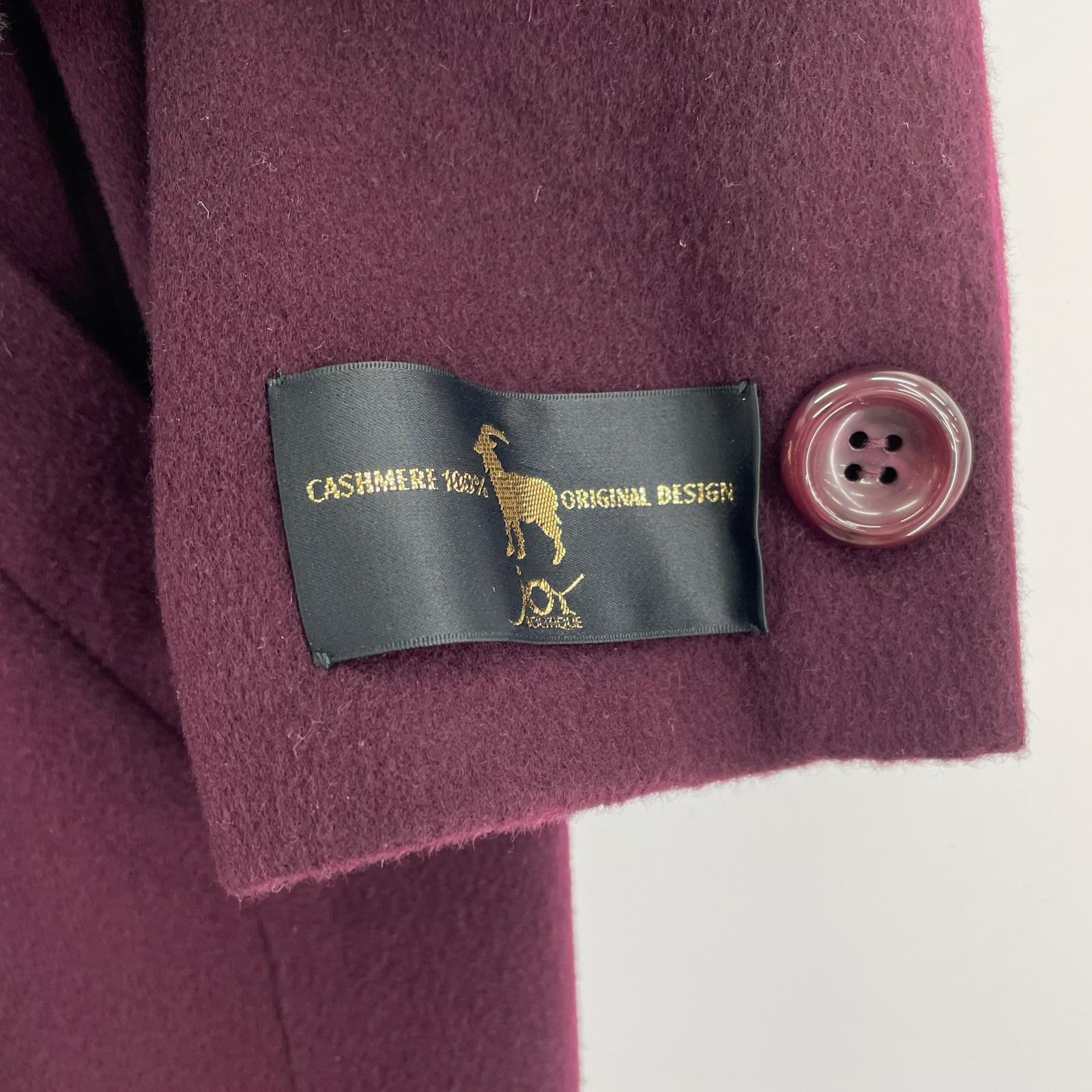 ジャケット GRAN JOUE カシミヤ ジャケット 紫 M