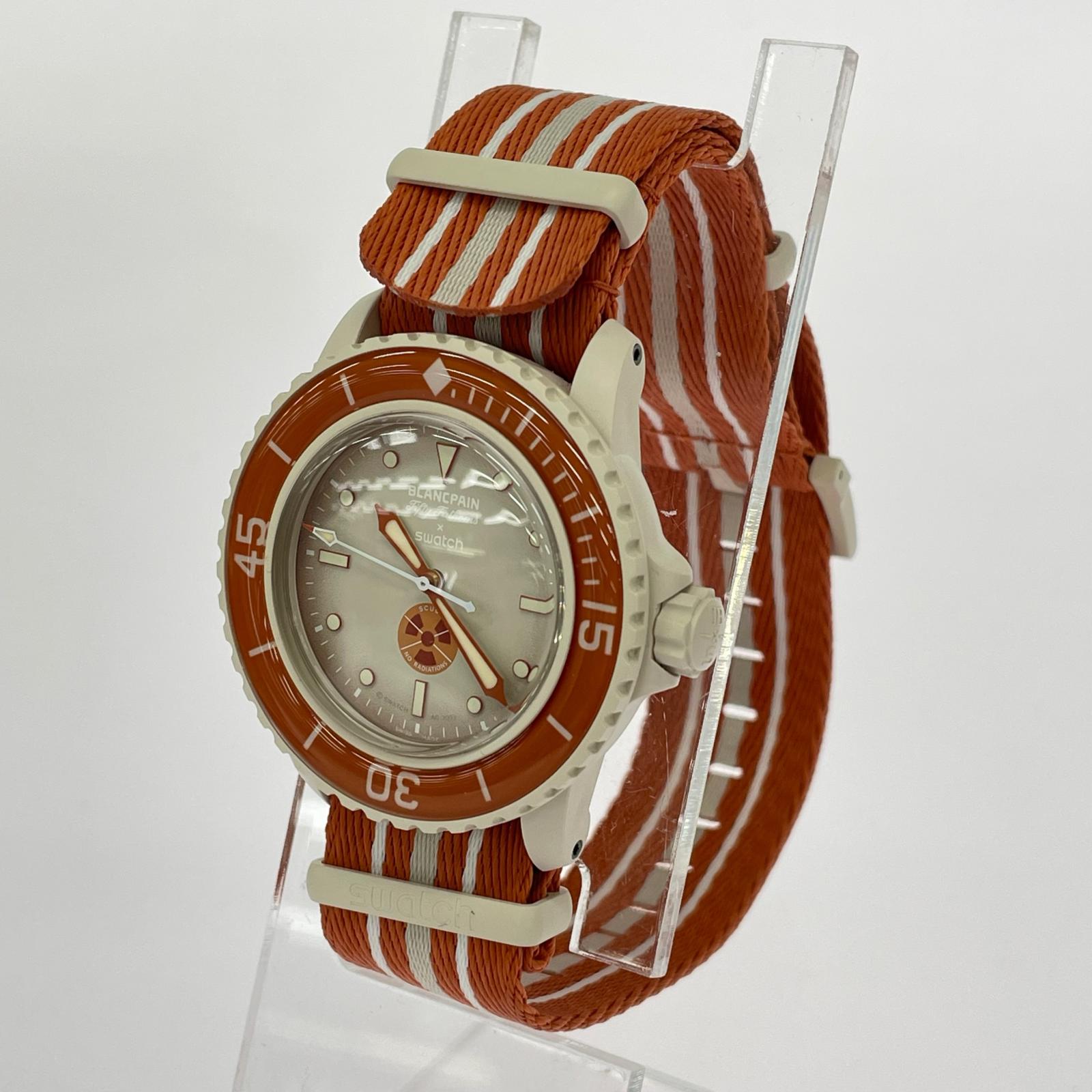 腕時計 BLANCPAIN×SWATCH ARCTIC OCEAN オレンジ