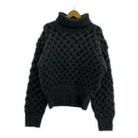 ニット TELOPLAN/kenzie knit/ケーブルニット フリー グレー