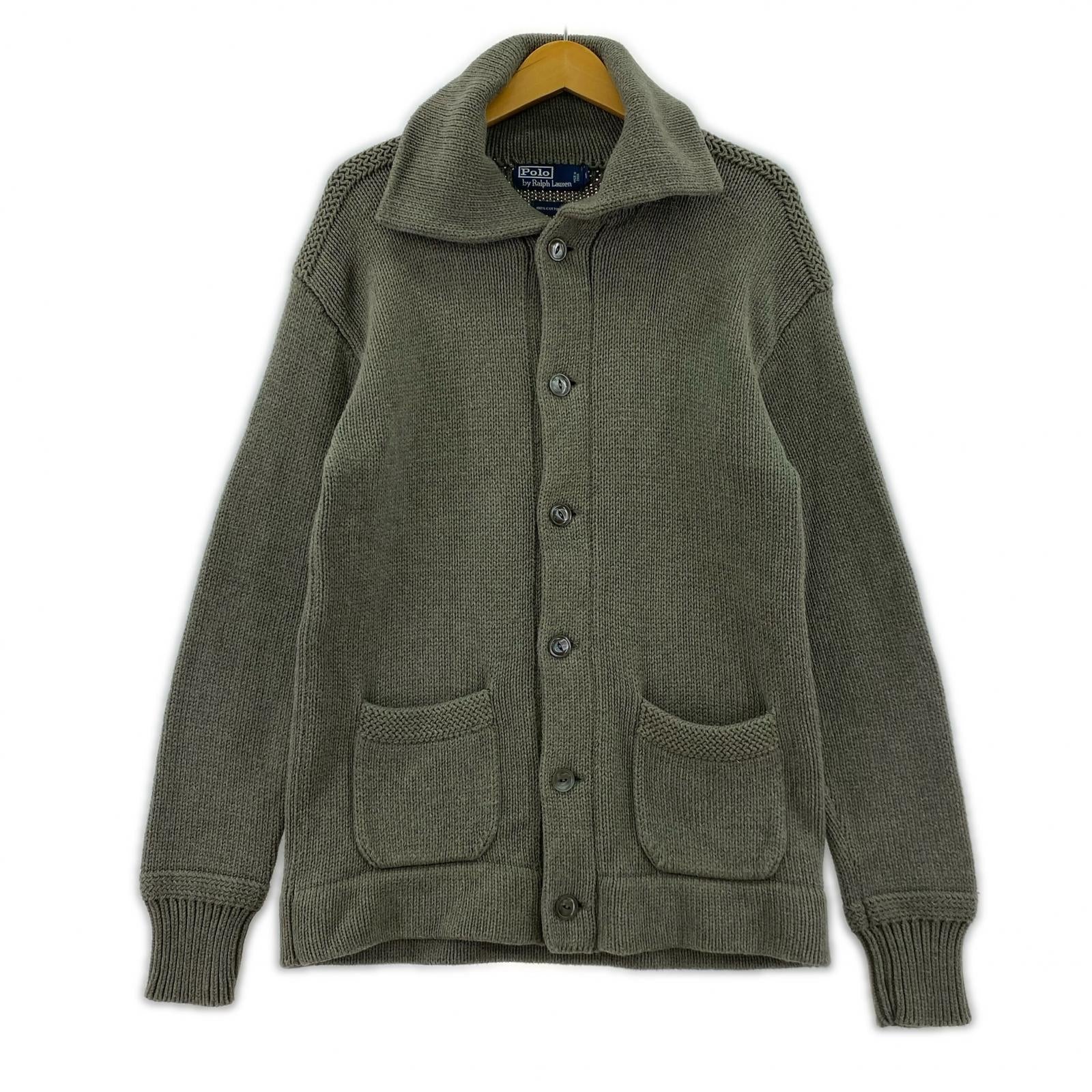 ジャケット ニットカーディガン M グレー