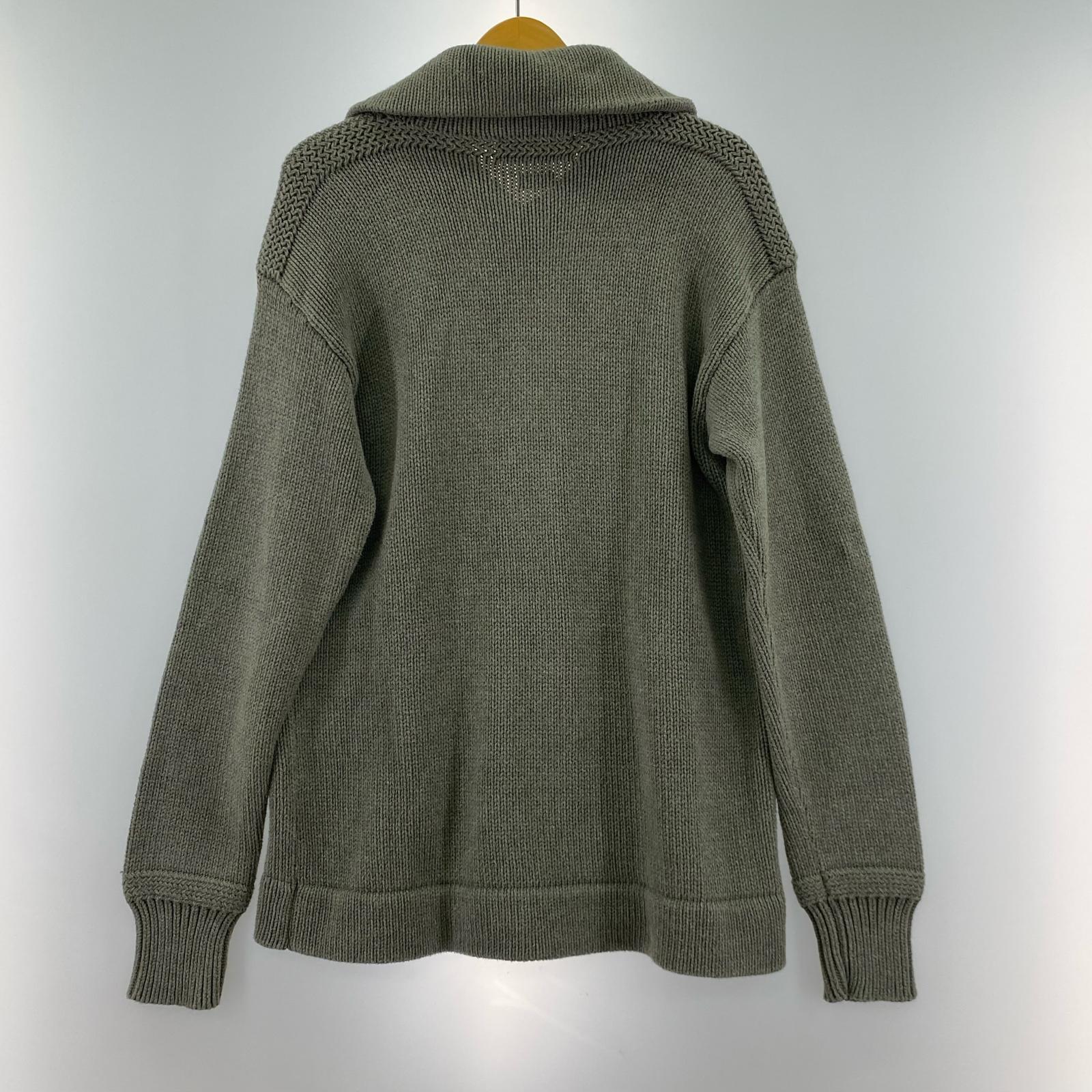 ジャケット ニットカーディガン M グレー