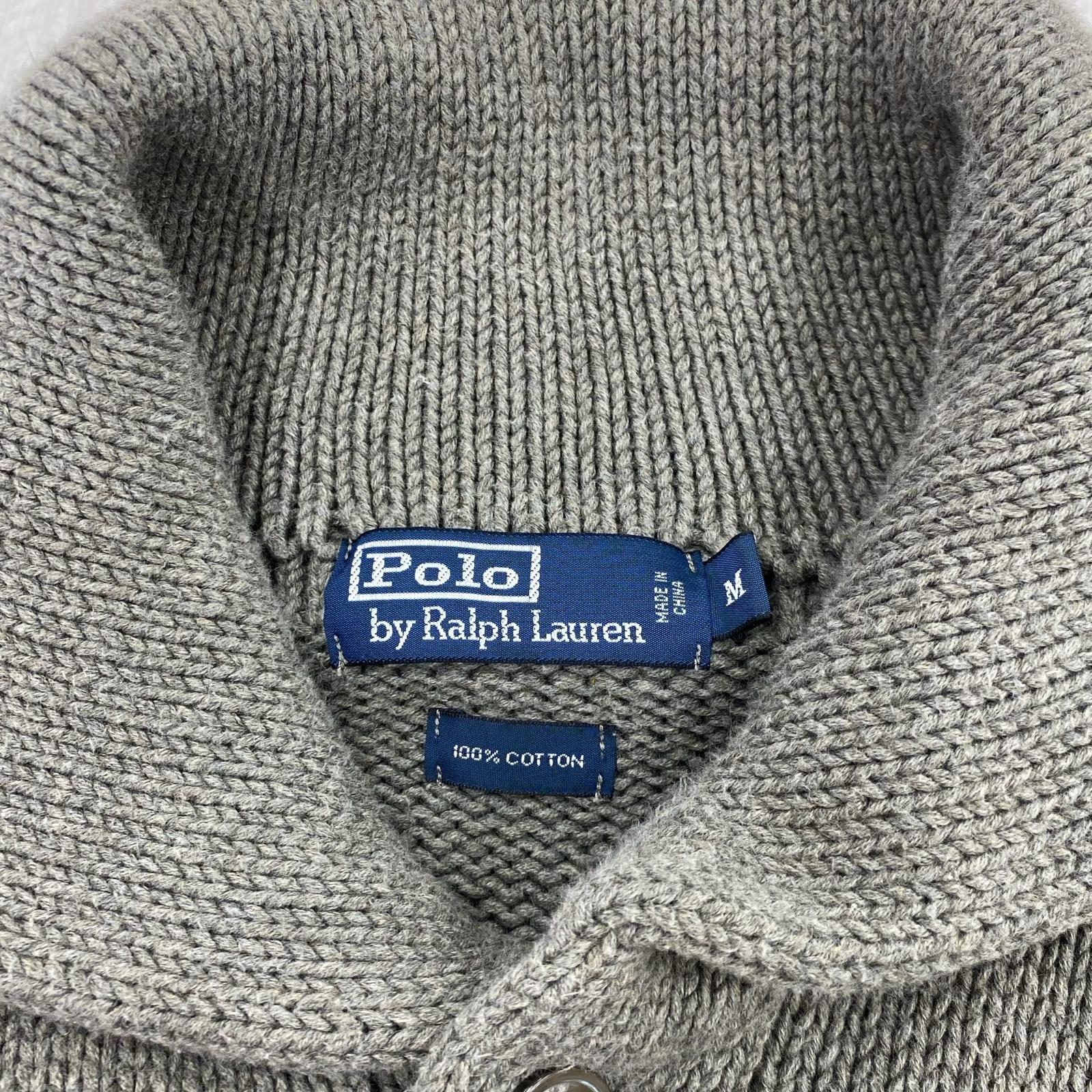 ジャケット ニットカーディガン M グレー