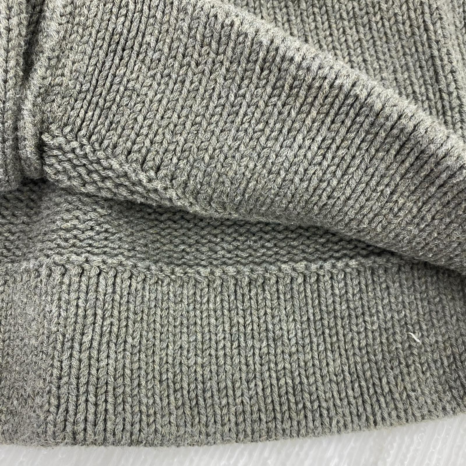 ジャケット ニットカーディガン M グレー