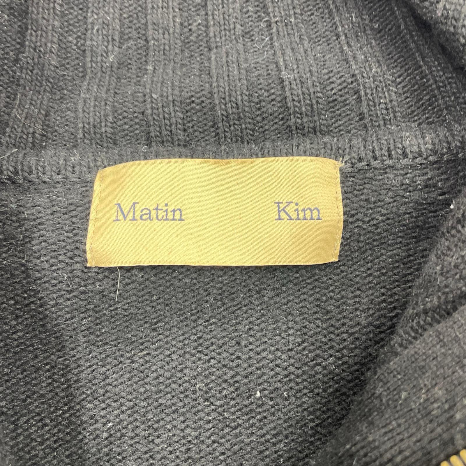 ニット MatinKim 黒 S S ブラック