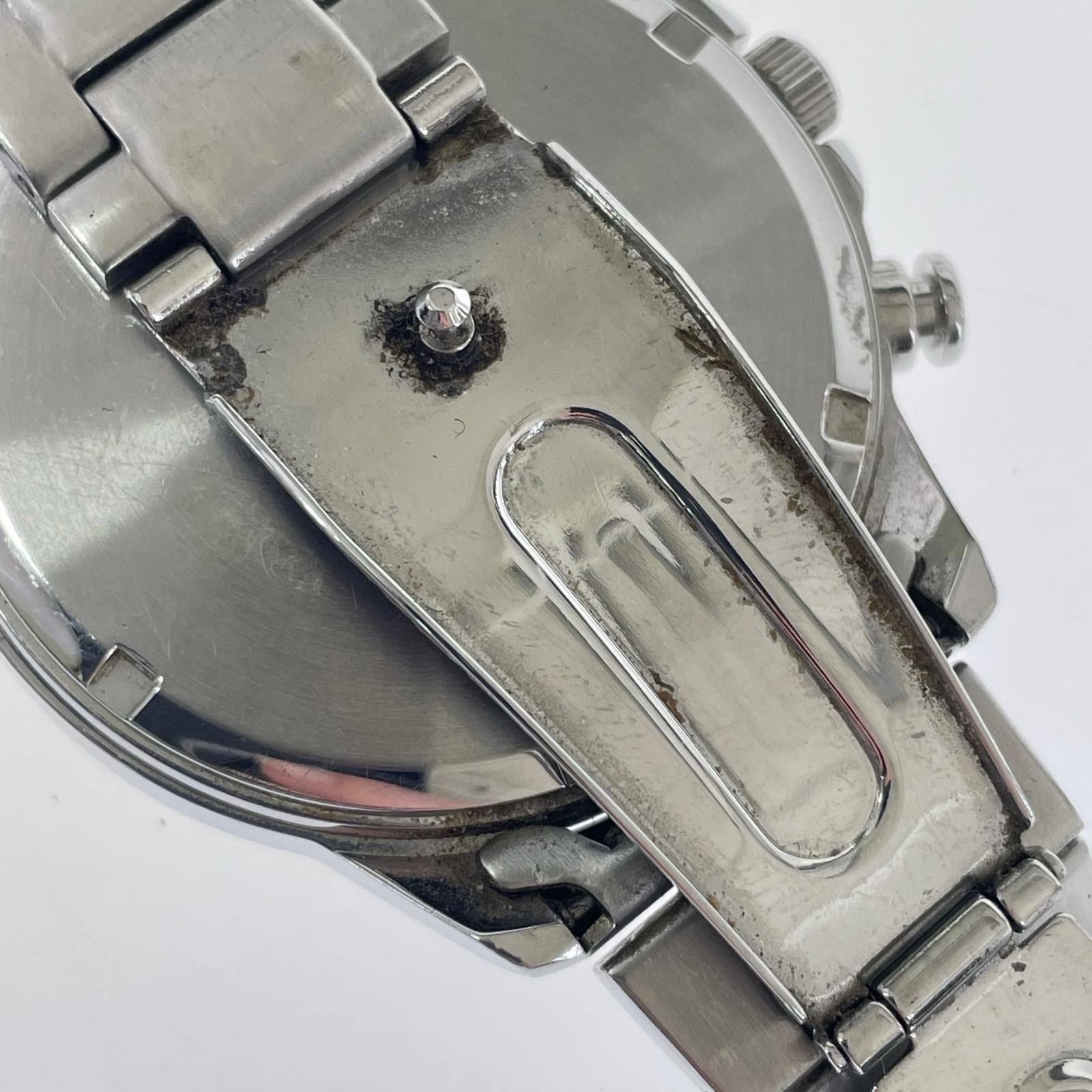 腕時計 chronograph シルバー