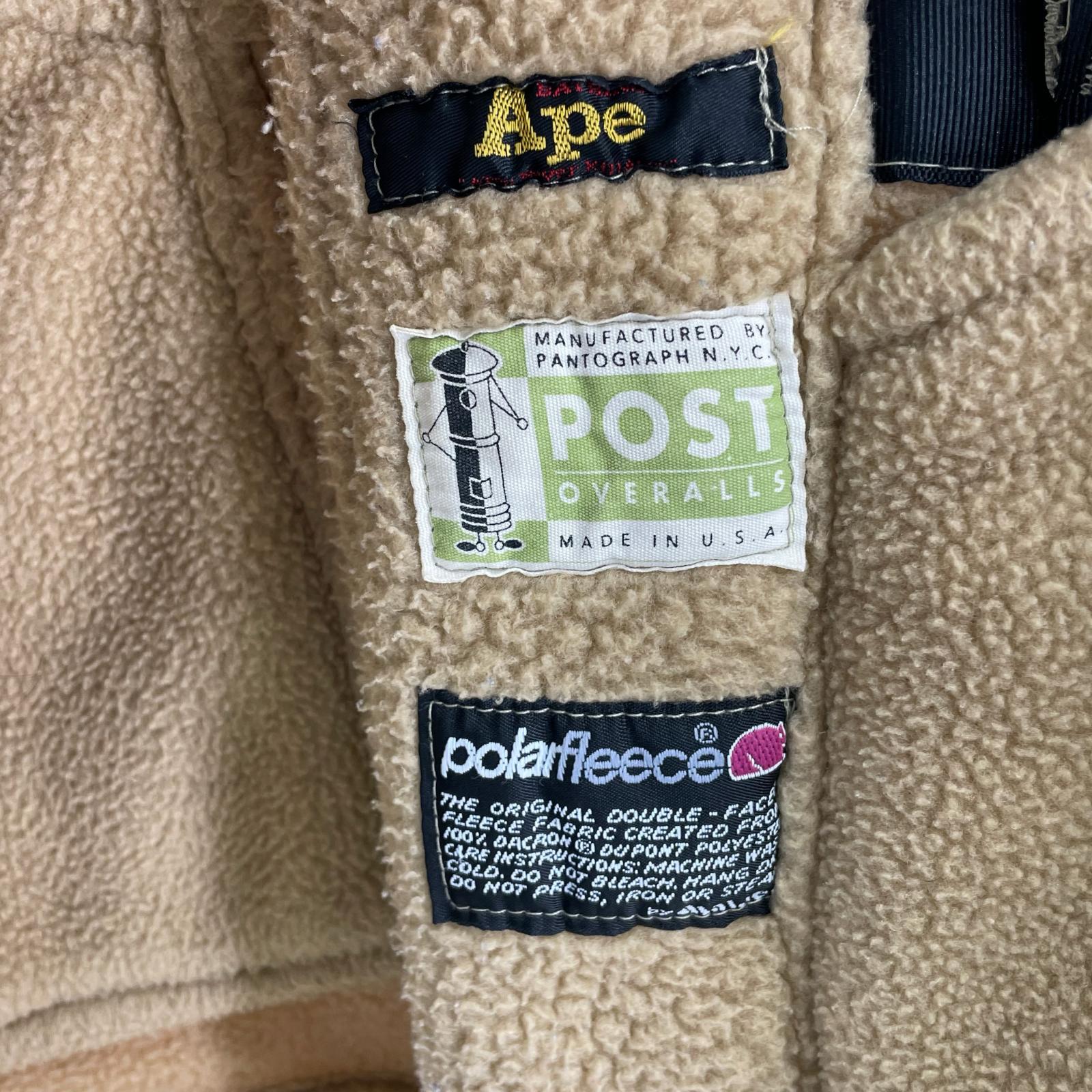 ジャケット ×POST OVERALLS 90s ポーラテックダッフルコート ベージュ