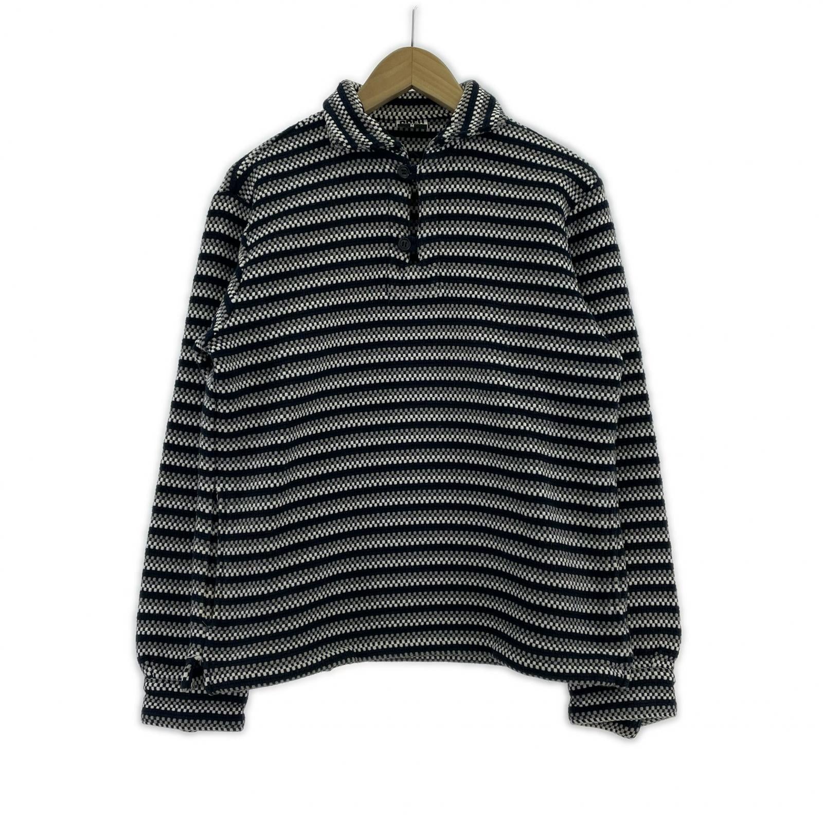 ポロシャツ WOVEN PULL OVER SHIRT M M