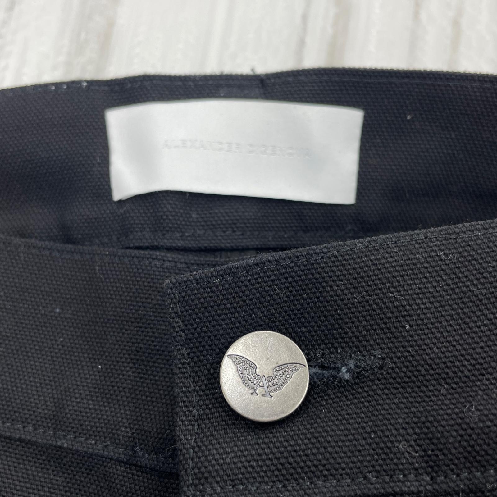パンツ ALEXANDER DIGENOVA CUT OUT PANTS W28 ブラック