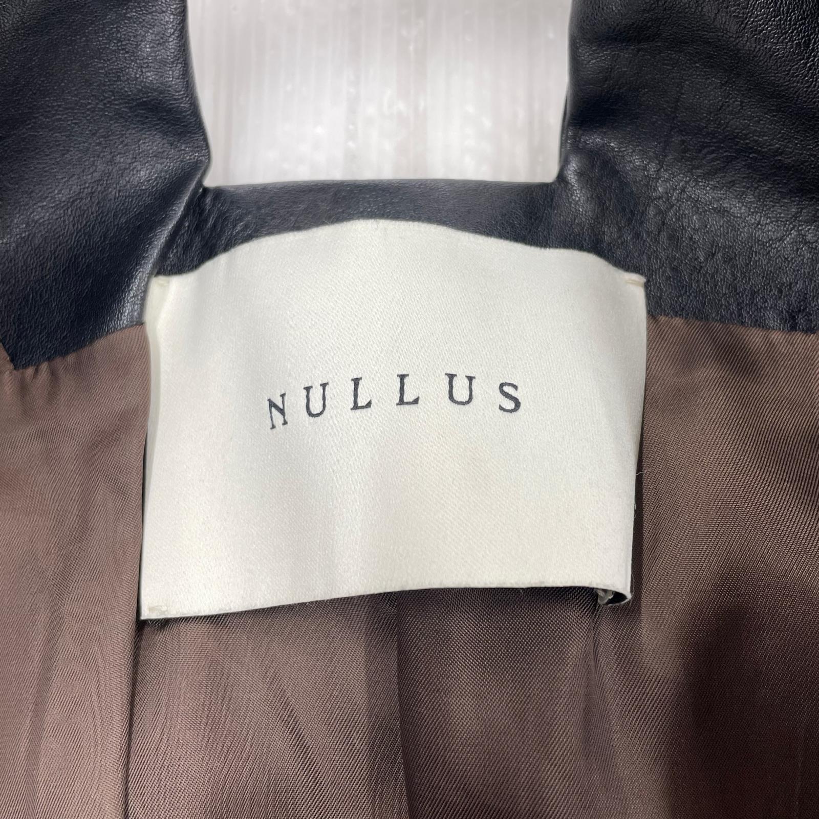 レザージャケット NULLUS 23AW ECO LEATHER BRANCHES BLAZER ブラック