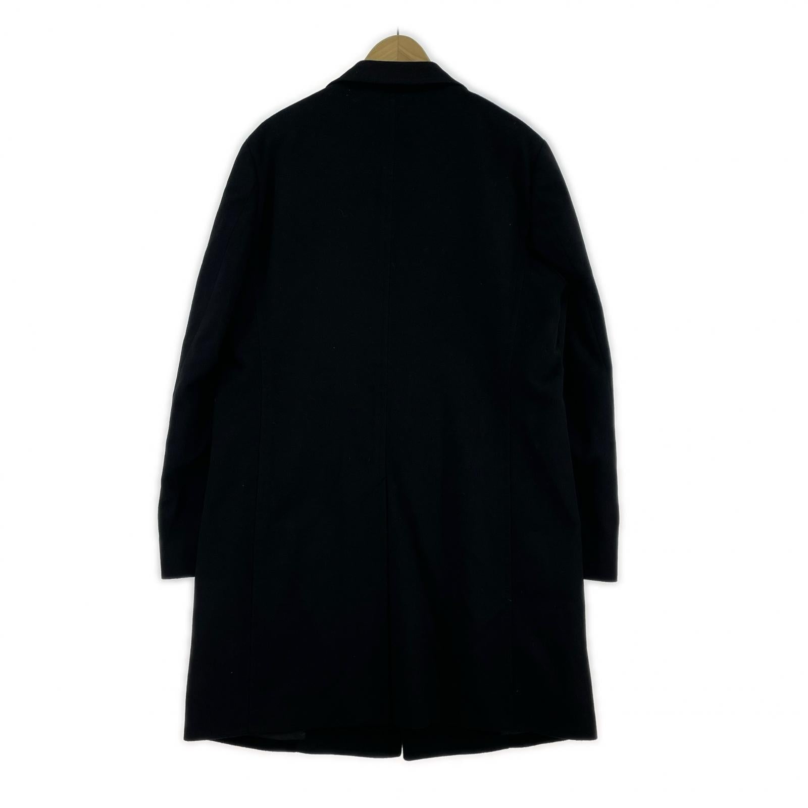 その他アウター PIACENZA/カシミヤ混ウールチェスターコート 40 ブラック