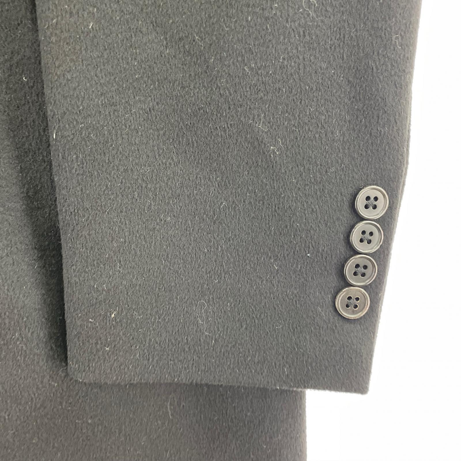 その他アウター PIACENZA/カシミヤ混ウールチェスターコート 40 ブラック