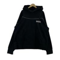 パーカー kiko kostadinov 19AW MIDNIGHT STRIPE バックデザインパーカー M ブラック