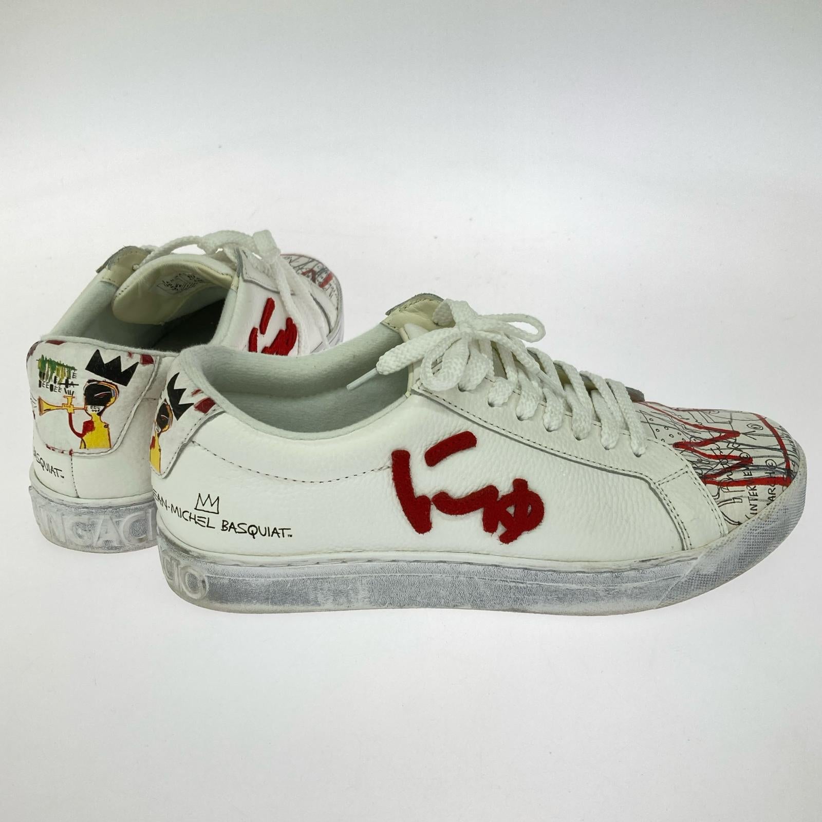 スニーカー ×JEAN MICHEL BASQUIAT にゅ スニーカー 白 (26.0) 26cm (US8 UK7 1/2 EU42) ホワイト