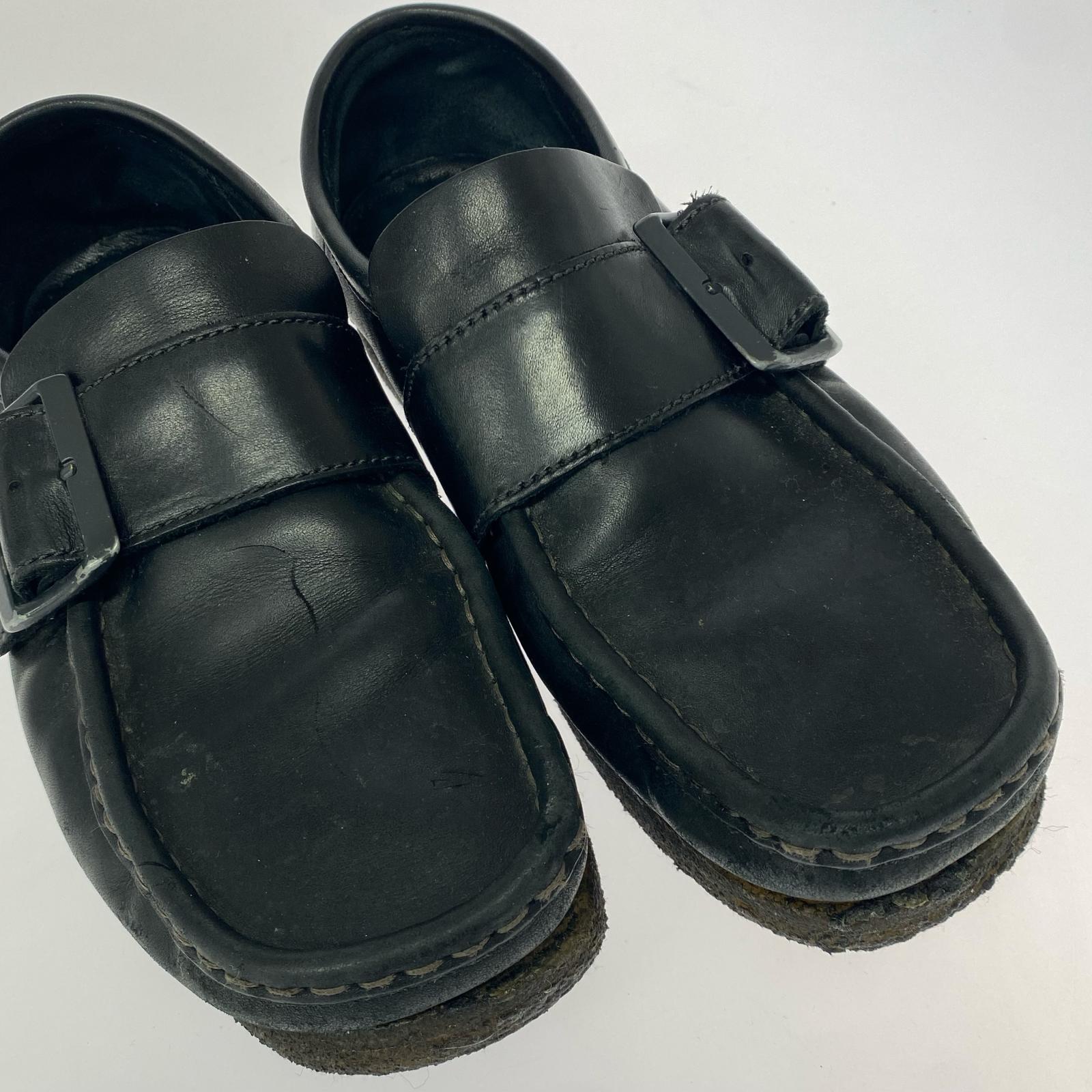 シューズ ARROWS別注 Wallabee Monk 黒 (26.0) ブラック