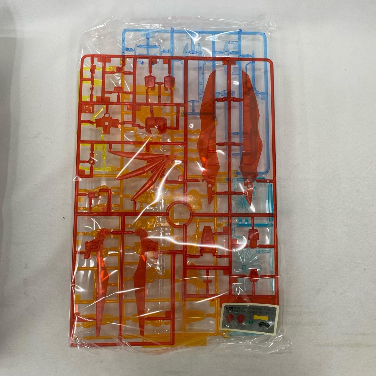 HG デスティニーガンダム ハイネ専用機 クリアカラー 機動戦士ガンダムSEEDDESTINY/シードデスティニー バンダイ ガンプラ