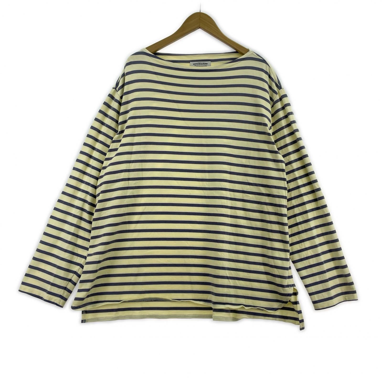 長袖Tシャツ ボーダー/4/イエロー/MT1103-0803A 4