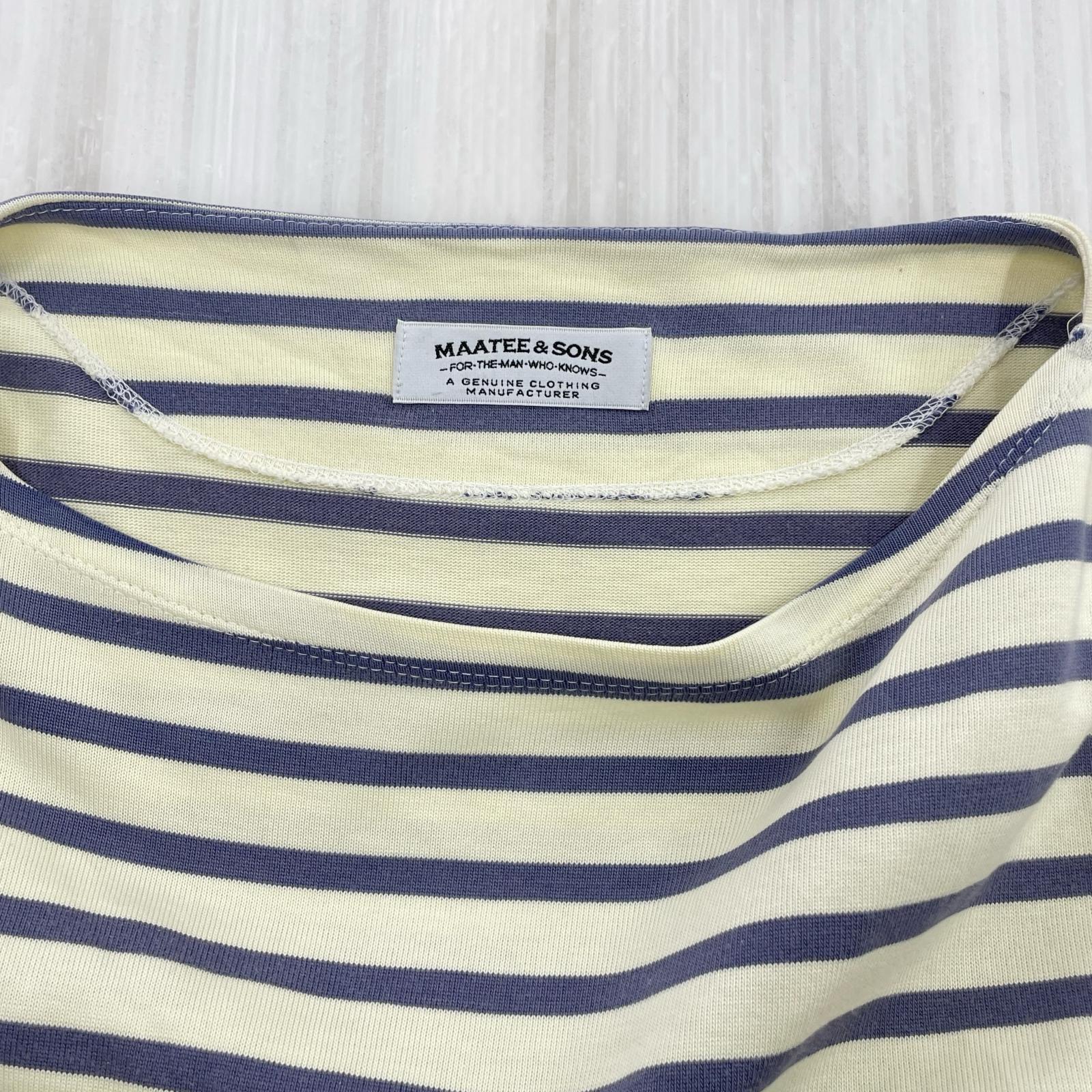 長袖Tシャツ ボーダー/4/イエロー/MT1103-0803A 4