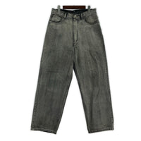 デニムパンツ YLEVE/13.5oz DENIM BAGGY/4/170-3240545 ブラック