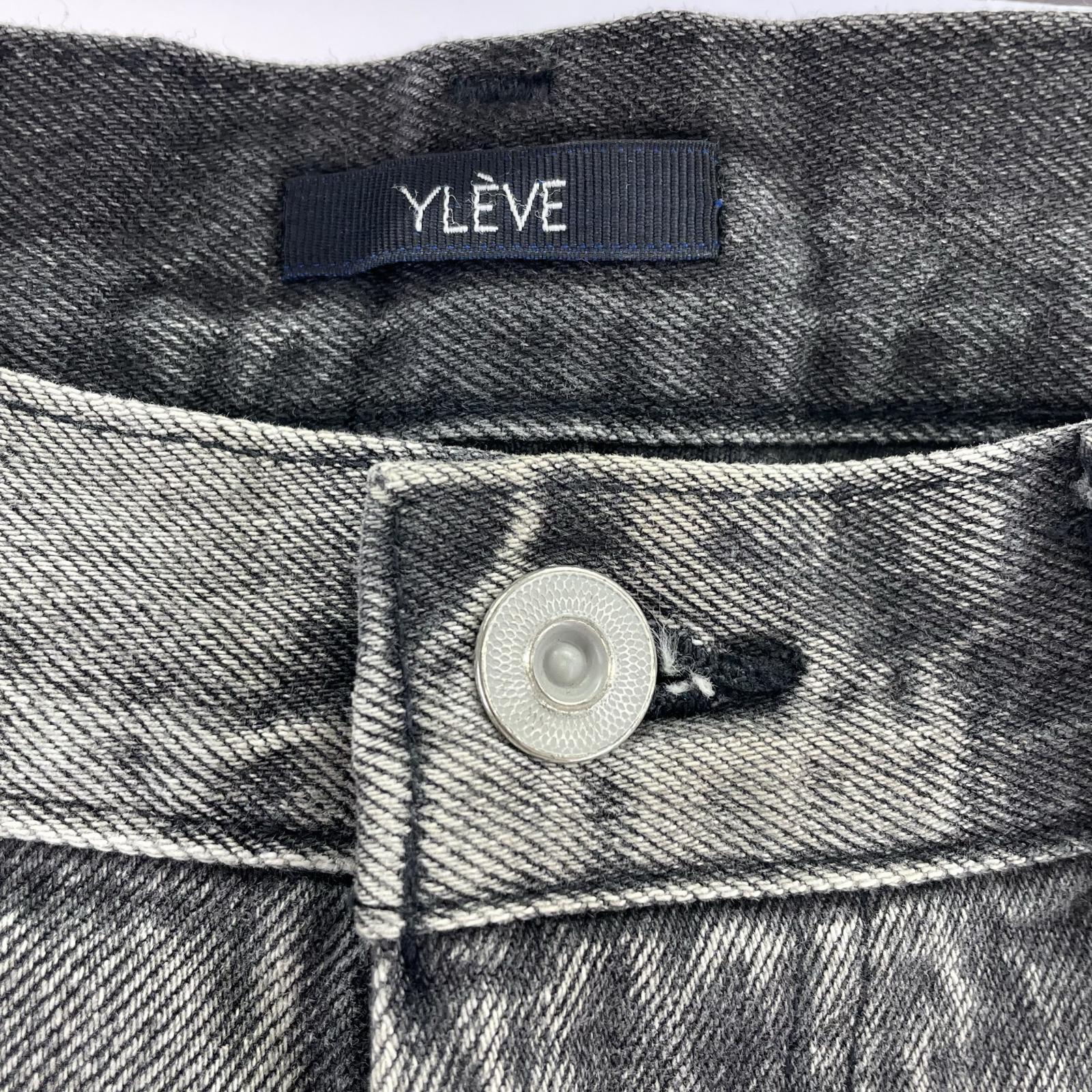 デニムパンツ YLEVE/13.5oz DENIM BAGGY/4/170-3240545 ブラック