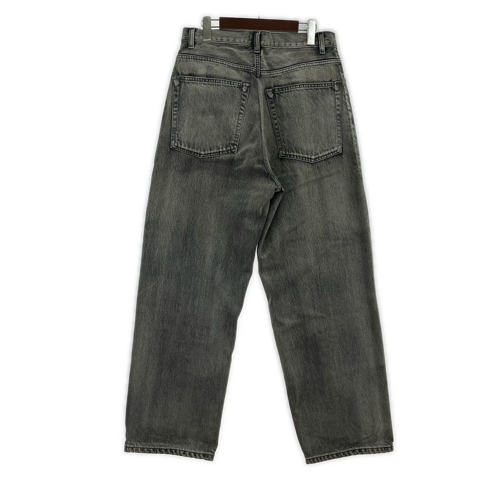 デニムパンツ YLEVE/13.5oz DENIM BAGGY/4/170-3240545 ブラック