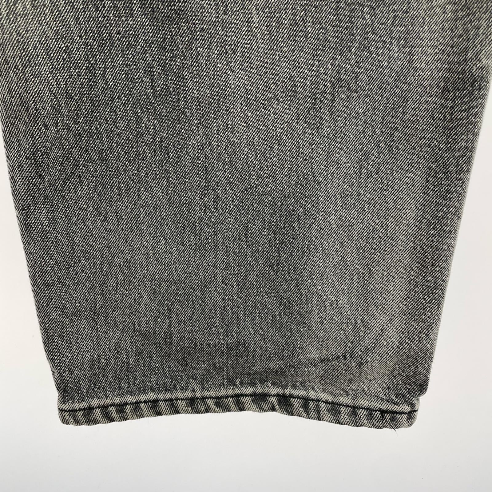 デニムパンツ YLEVE/13.5oz DENIM BAGGY/4/170-3240545 ブラック