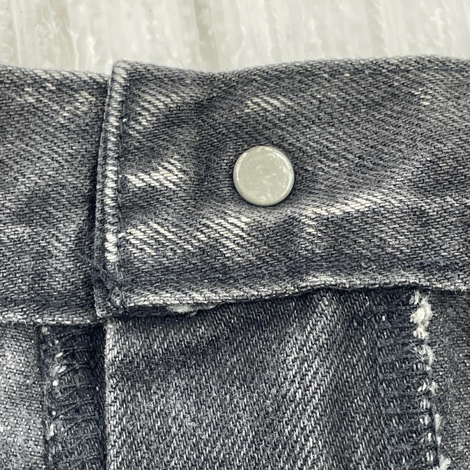 デニムパンツ YLEVE/13.5oz DENIM BAGGY/4/170-3240545 ブラック