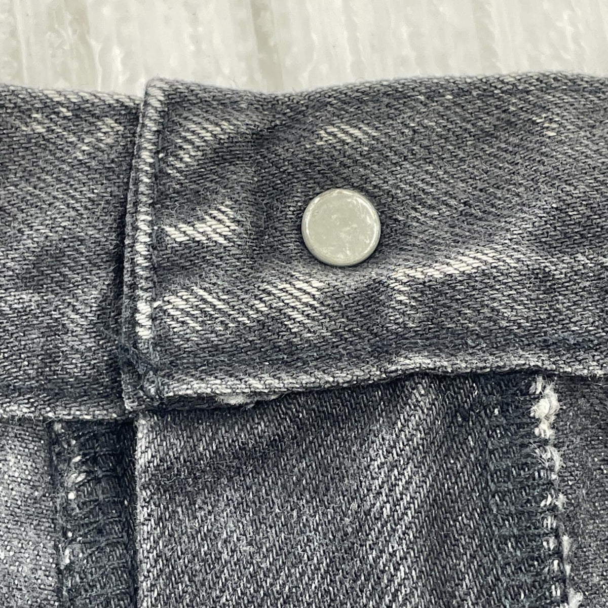 デニムパンツ YLEVE/13.5oz DENIM BAGGY/4/170-3240545 ブラック