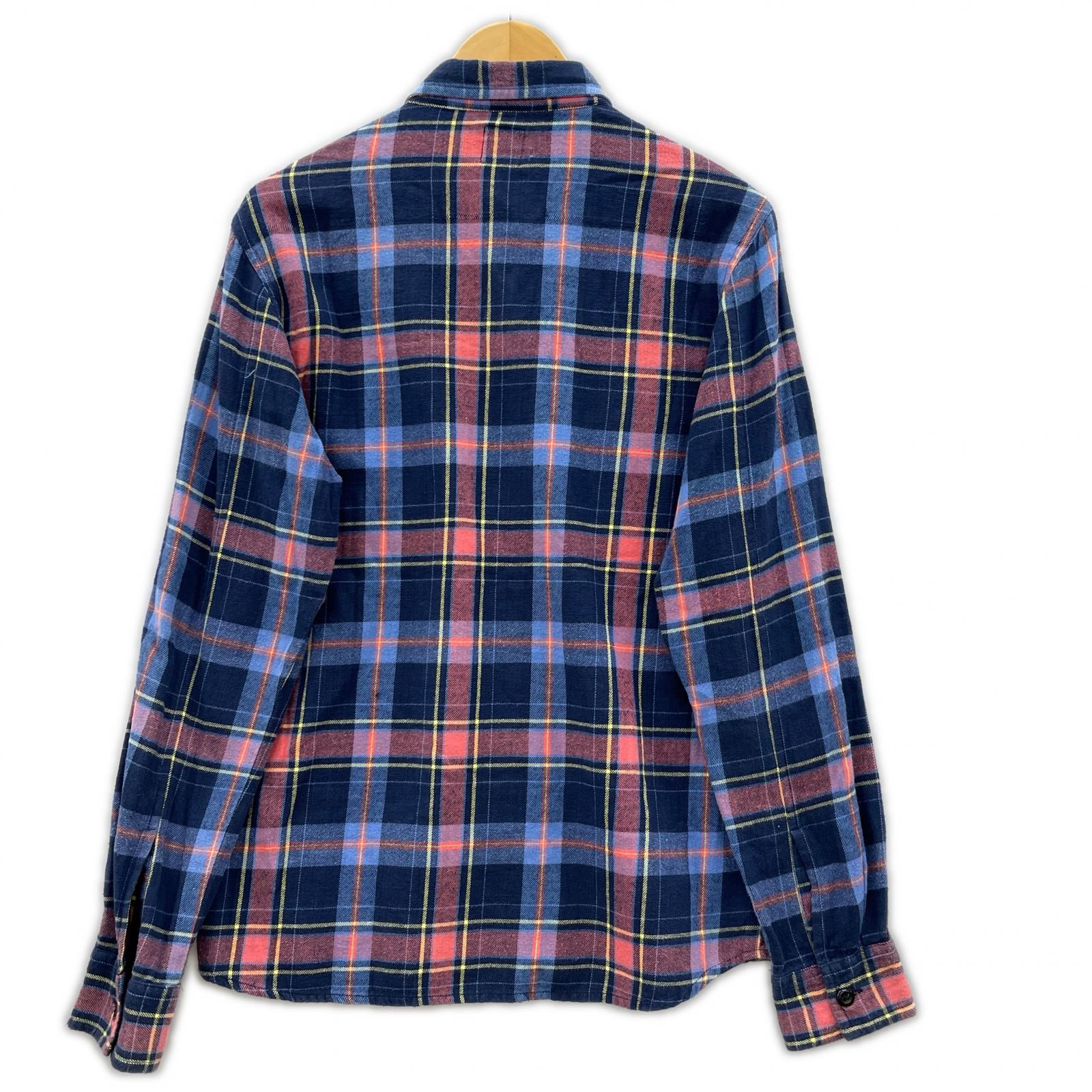 長袖シャツ STUSSY L/Sフランネルシャツ (S) S