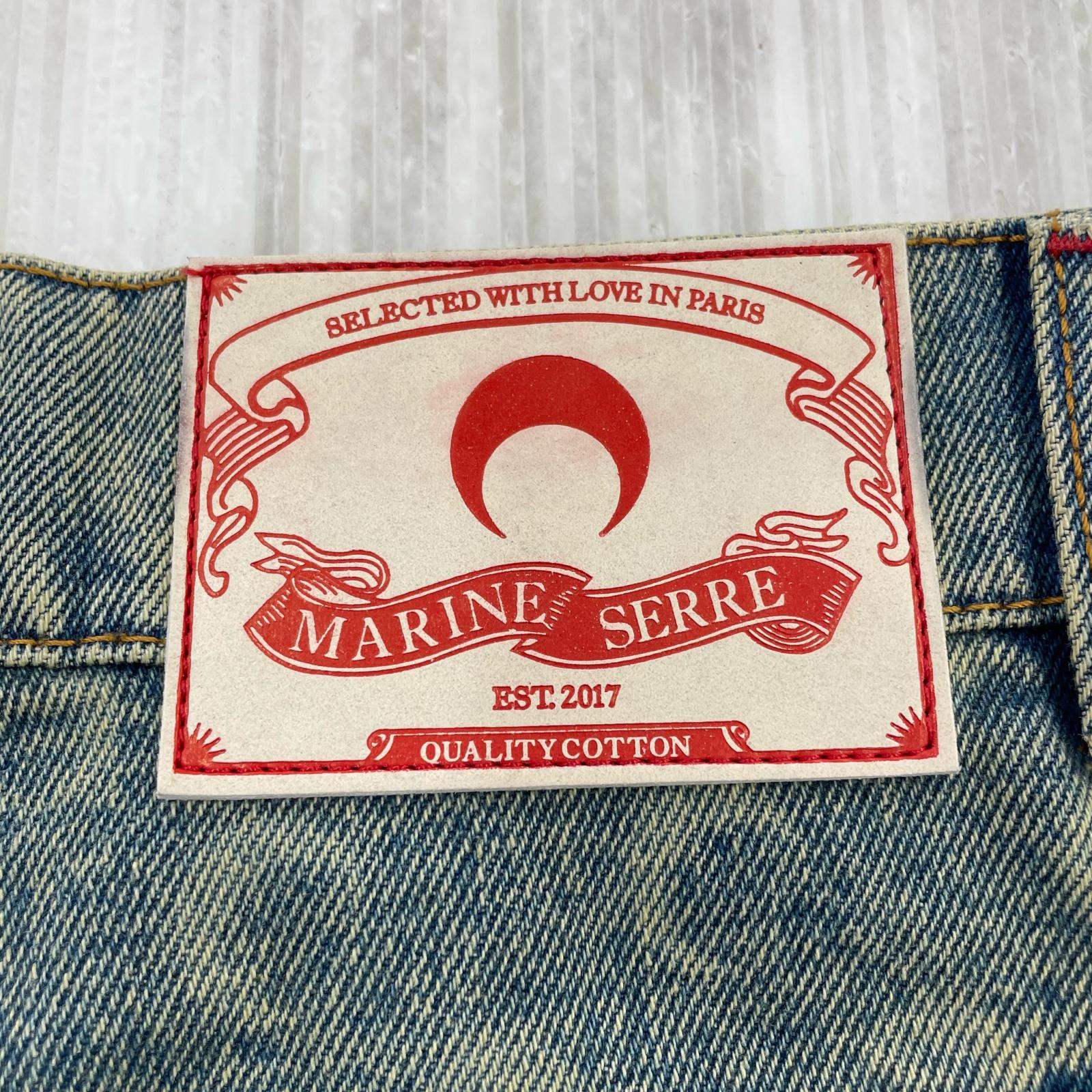 デニムパンツ MARINESERRE BAGGY DENIM PANTS