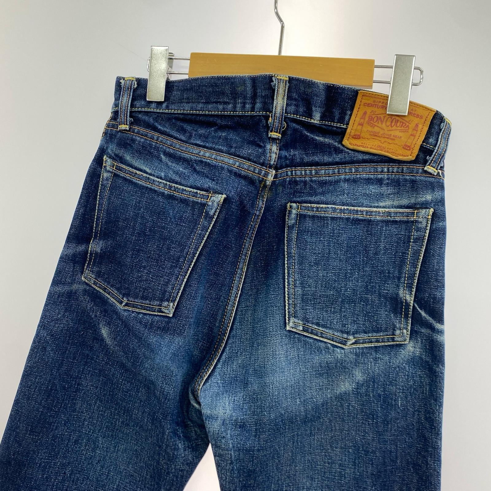 デニムパンツ BON COURA セルビッチ デニム 29 29 ネイビー