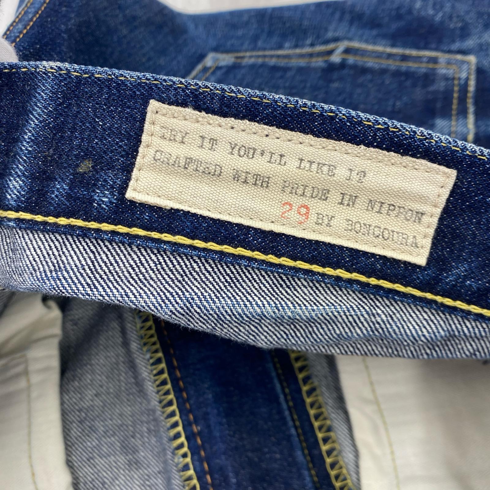 デニムパンツ BON COURA セルビッチ デニム 29 29 ネイビー