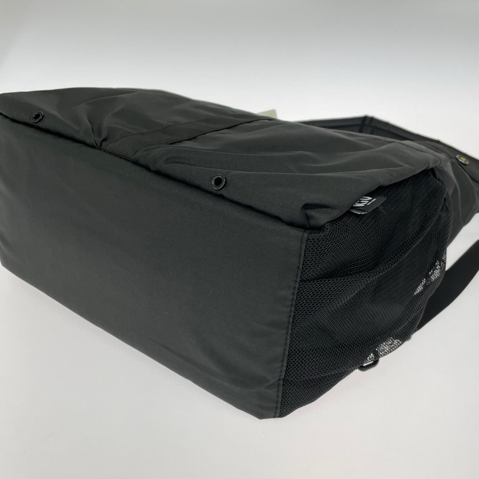 トートバッグ KiU 黒 ブラック