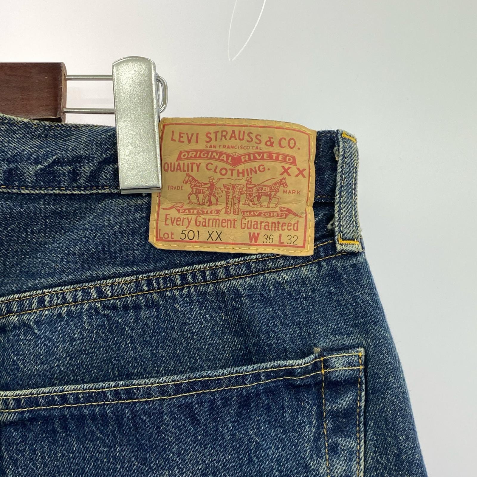 デニムパンツ 1955モデル デニムパンツ ストレート 50155-0096 WAGONER 36 ブルー
