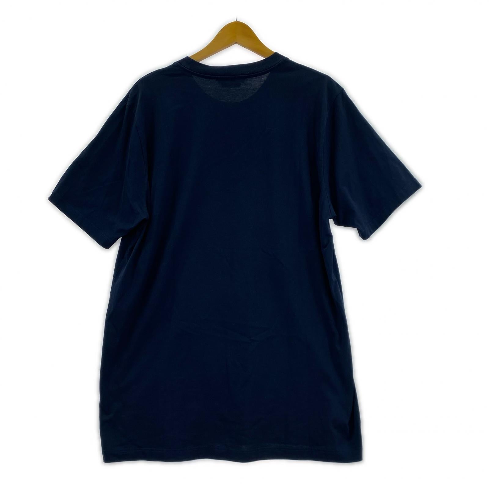 半袖Tシャツ マルニ Tシャツ メンズ ロゴ 半袖 ブランド フラワーモチーフ-52 52 ネイビー