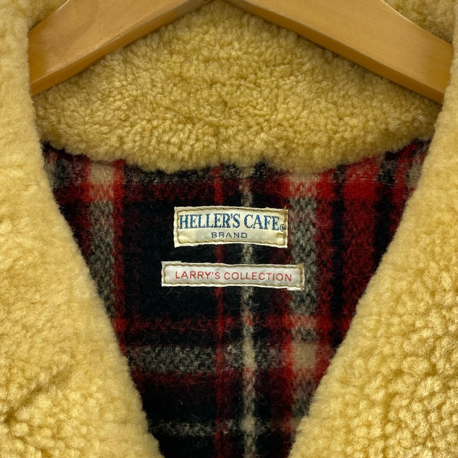 レザージャケット HELLER’S CAFE Ranch Jacket ディアスキン ブラウン
