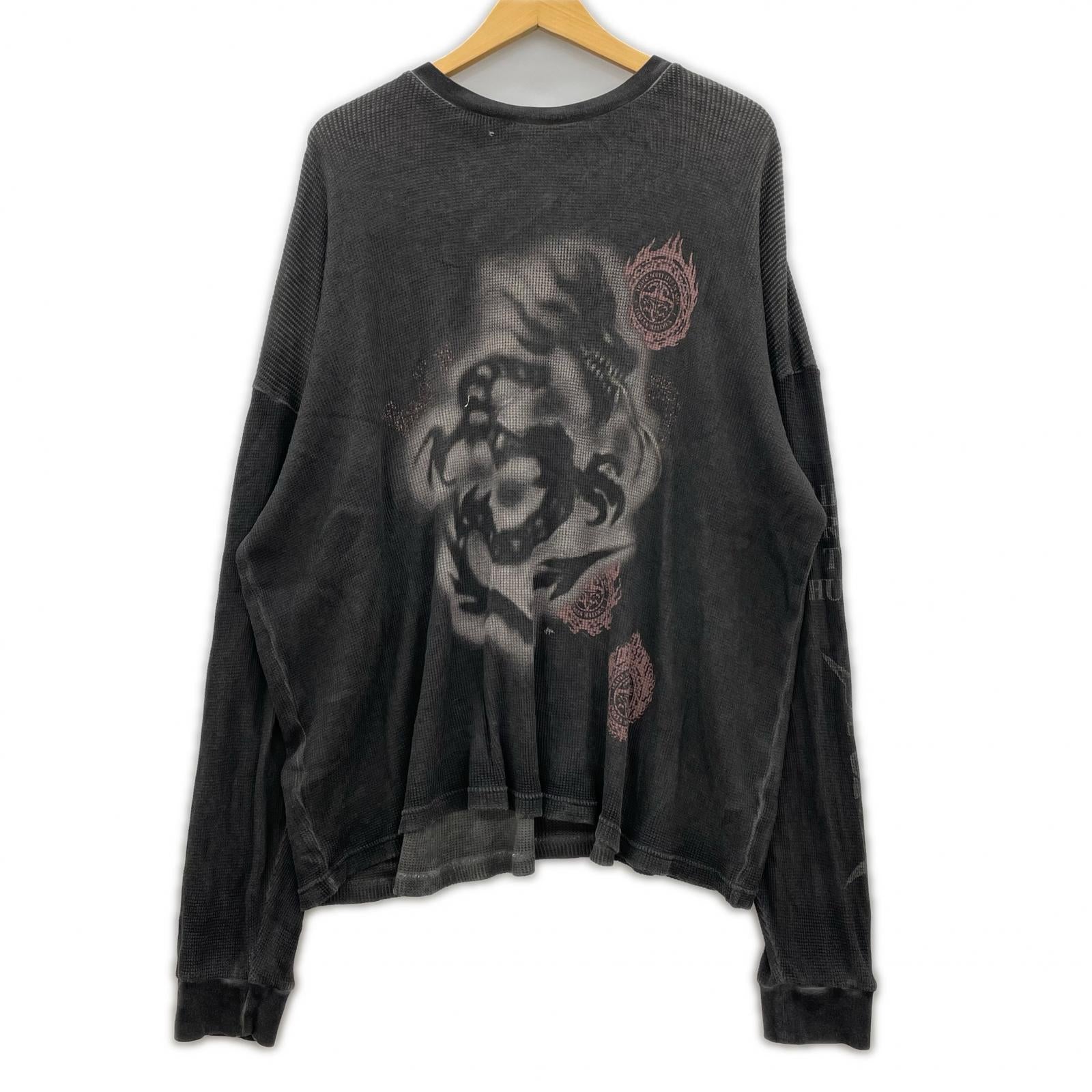 長袖Tシャツ Travis Scott Circus Maximam ブラック