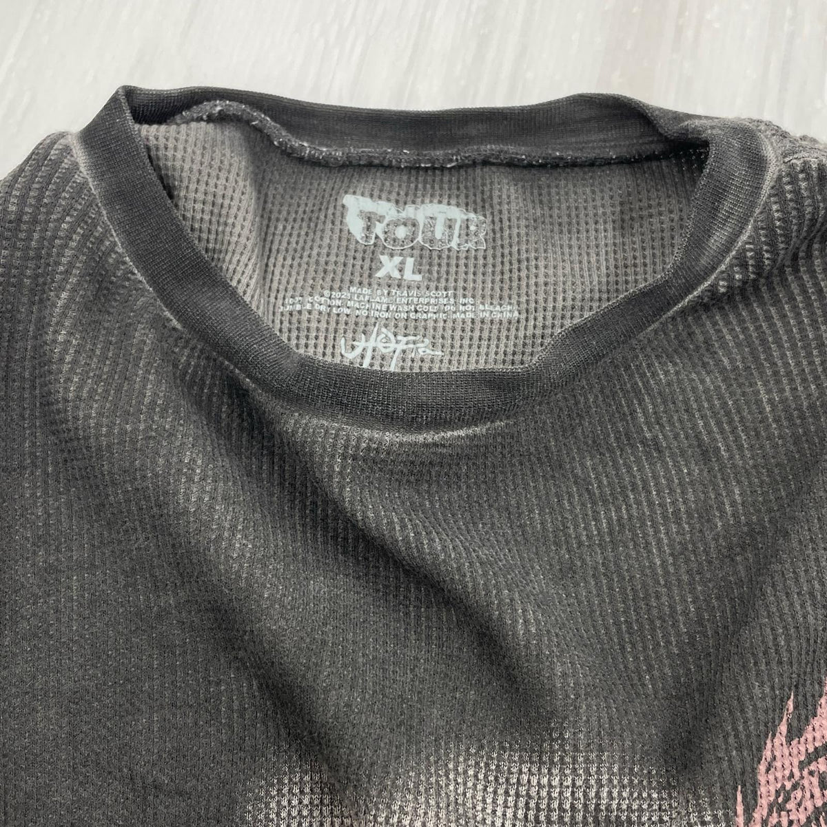 長袖Tシャツ Travis Scott Circus Maximam ブラック