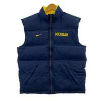 ダウンベスト 90's NIKE MICHIGAN ダウンベスト S ネイビー