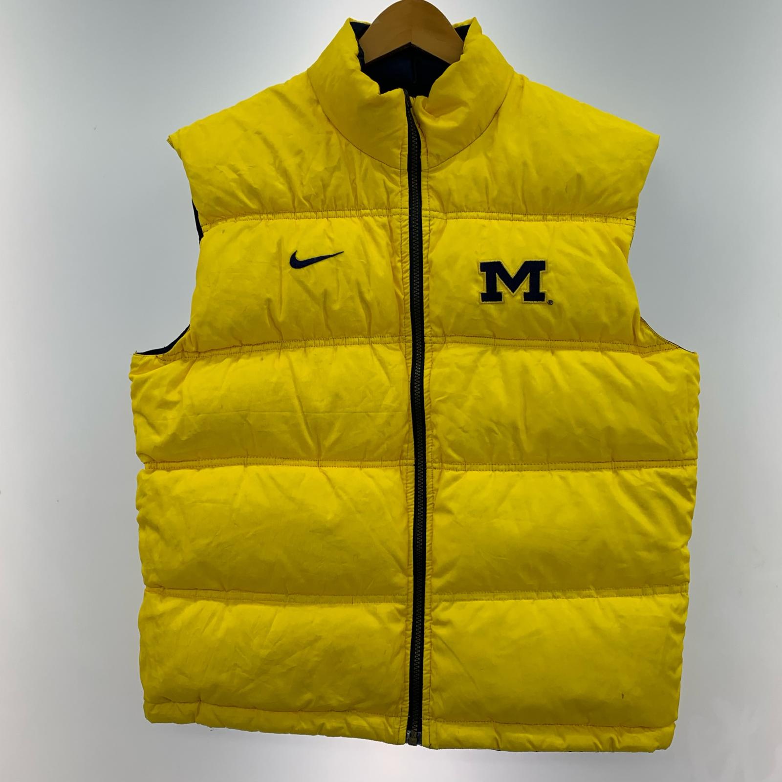 ダウンベスト 90's NIKE MICHIGAN ダウンベスト S ネイビー