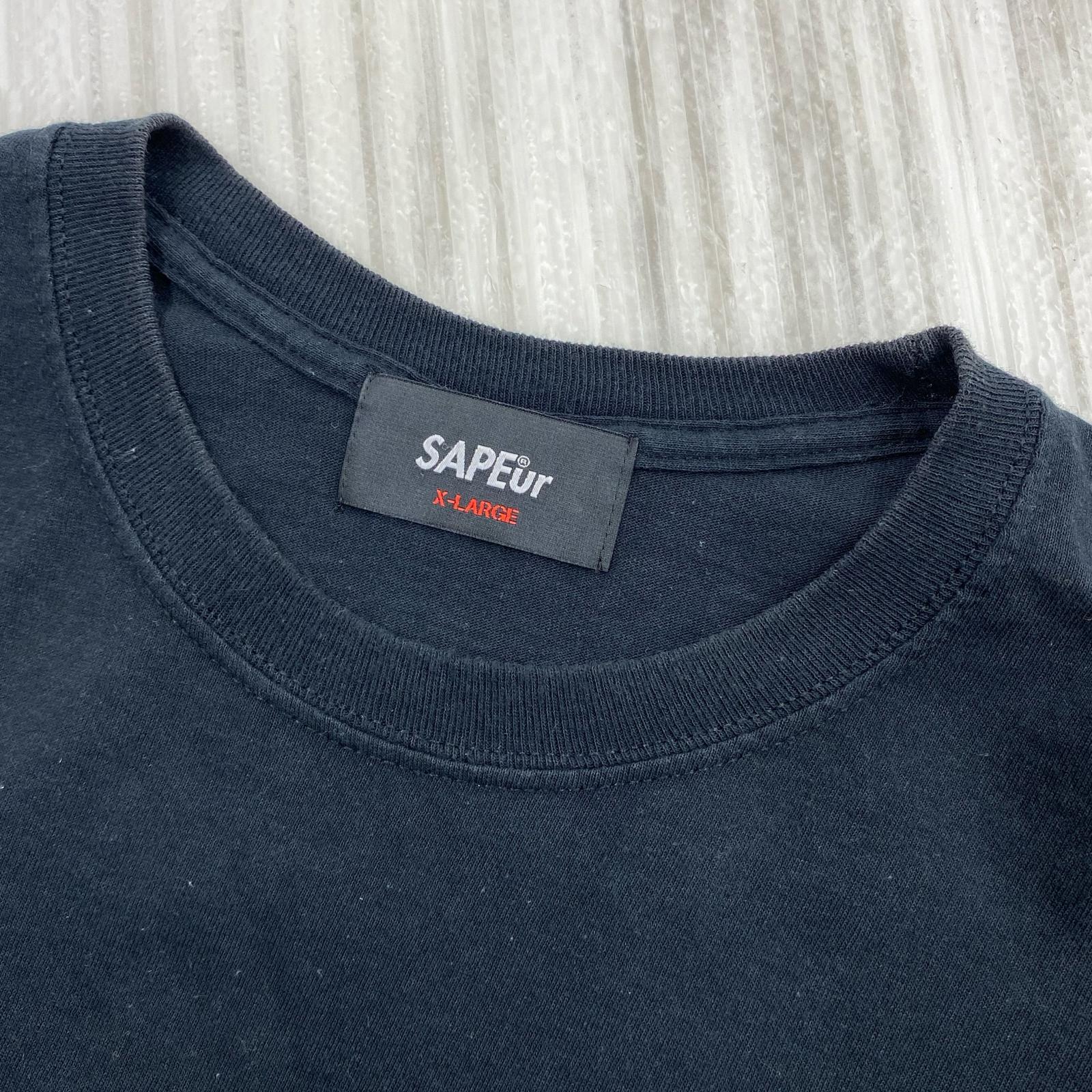 長袖Tシャツ ×atmos L/S T(XL) ブラック