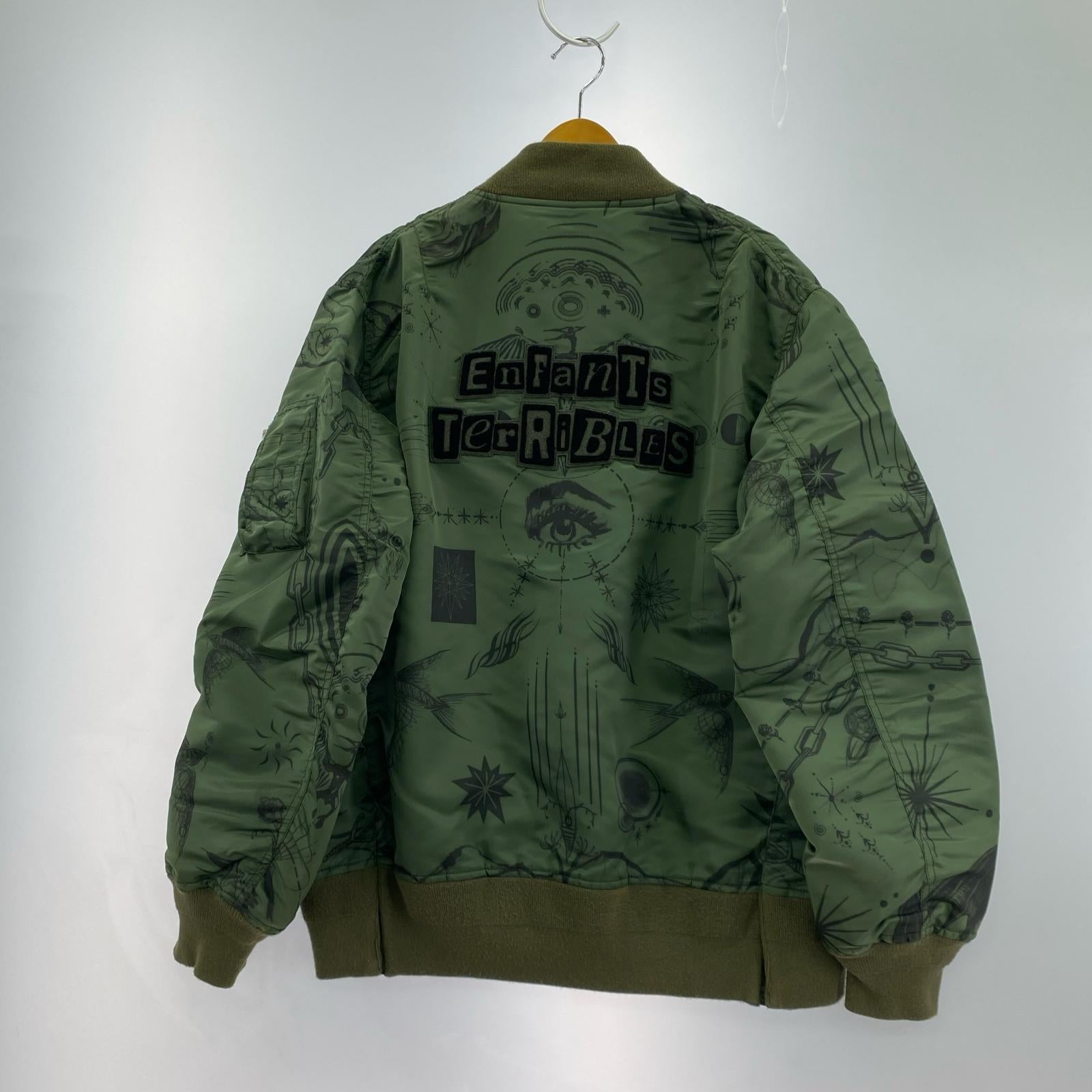 ブルゾン ×Jean Paul GAULTIER tattoo print -3 3 カーキ