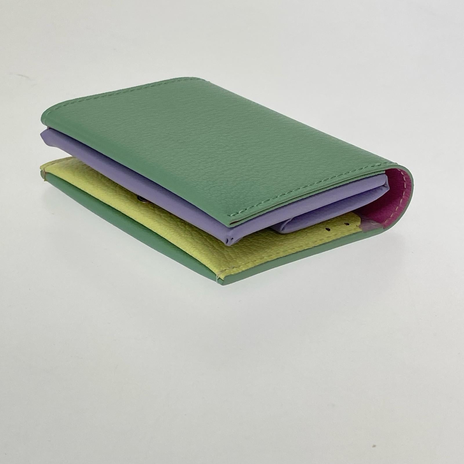 コンパクトウォレット MOLINI/bifold compact wallet マルチカラー