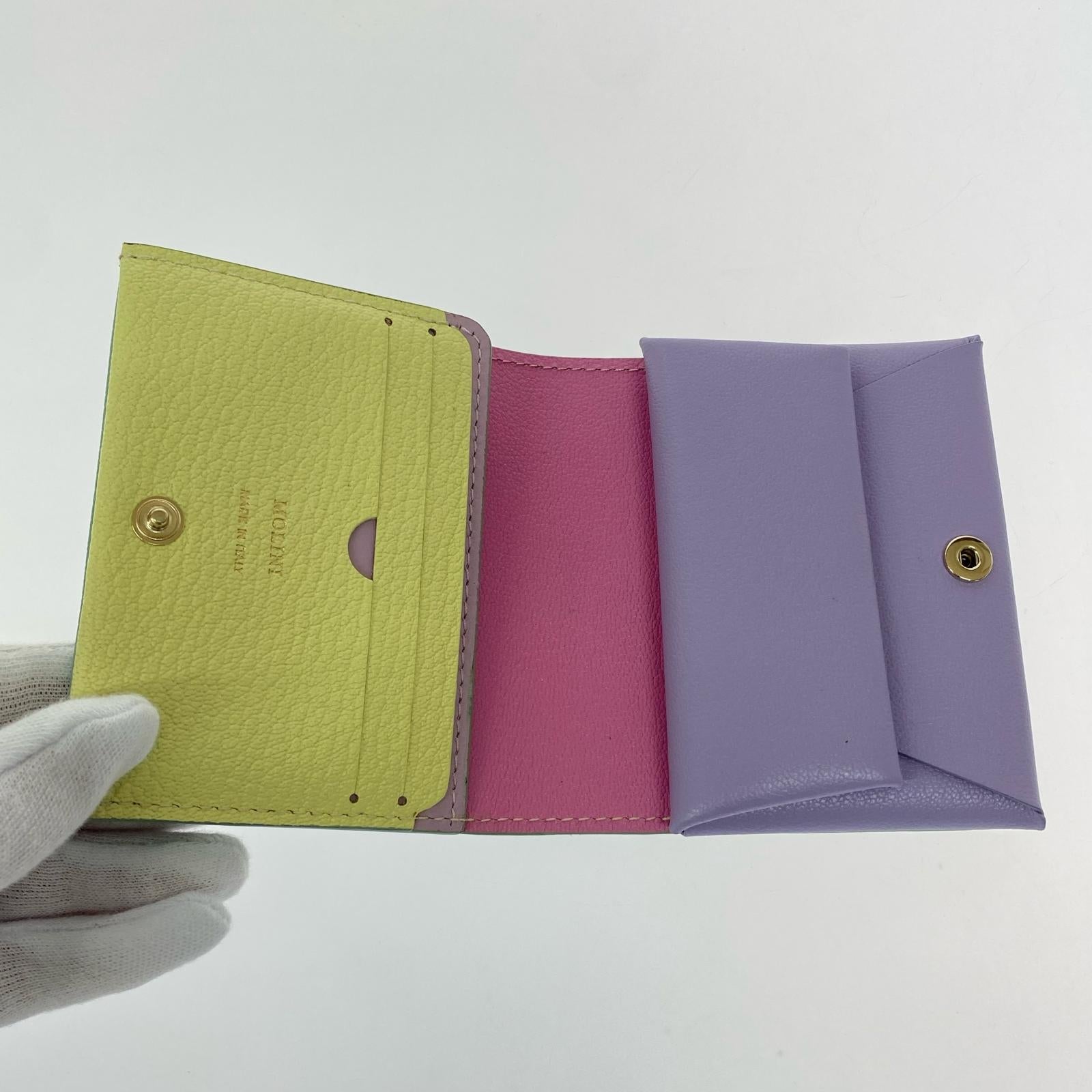 コンパクトウォレット MOLINI/bifold compact wallet マルチカラー