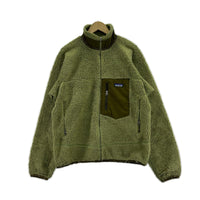 ジャケット patagonia 12年製 レトロX ボアフリースジャケット M 緑 M グリーン