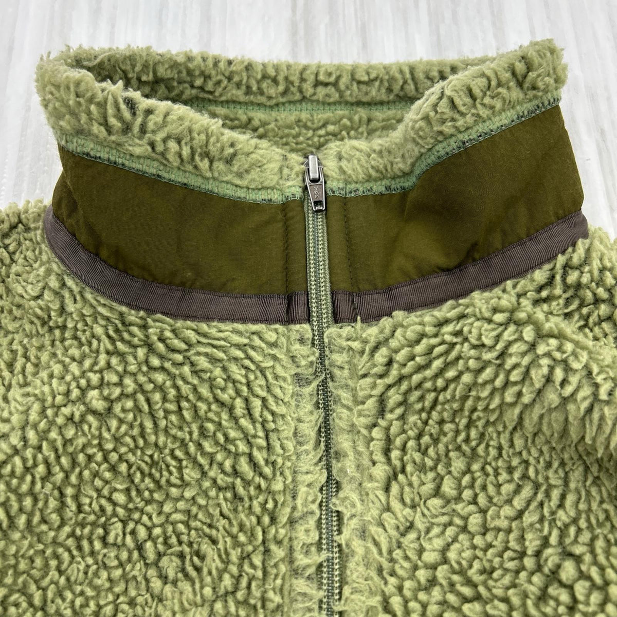 ジャケット patagonia 12年製 レトロX ボアフリースジャケット M 緑 M グリーン
