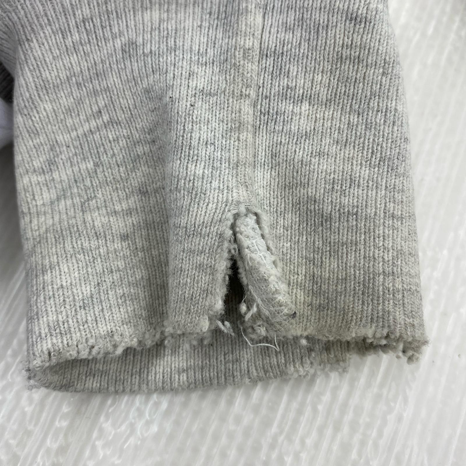 スウェット REVERSE WEAVE 単色タグ グレー (L) L グレー