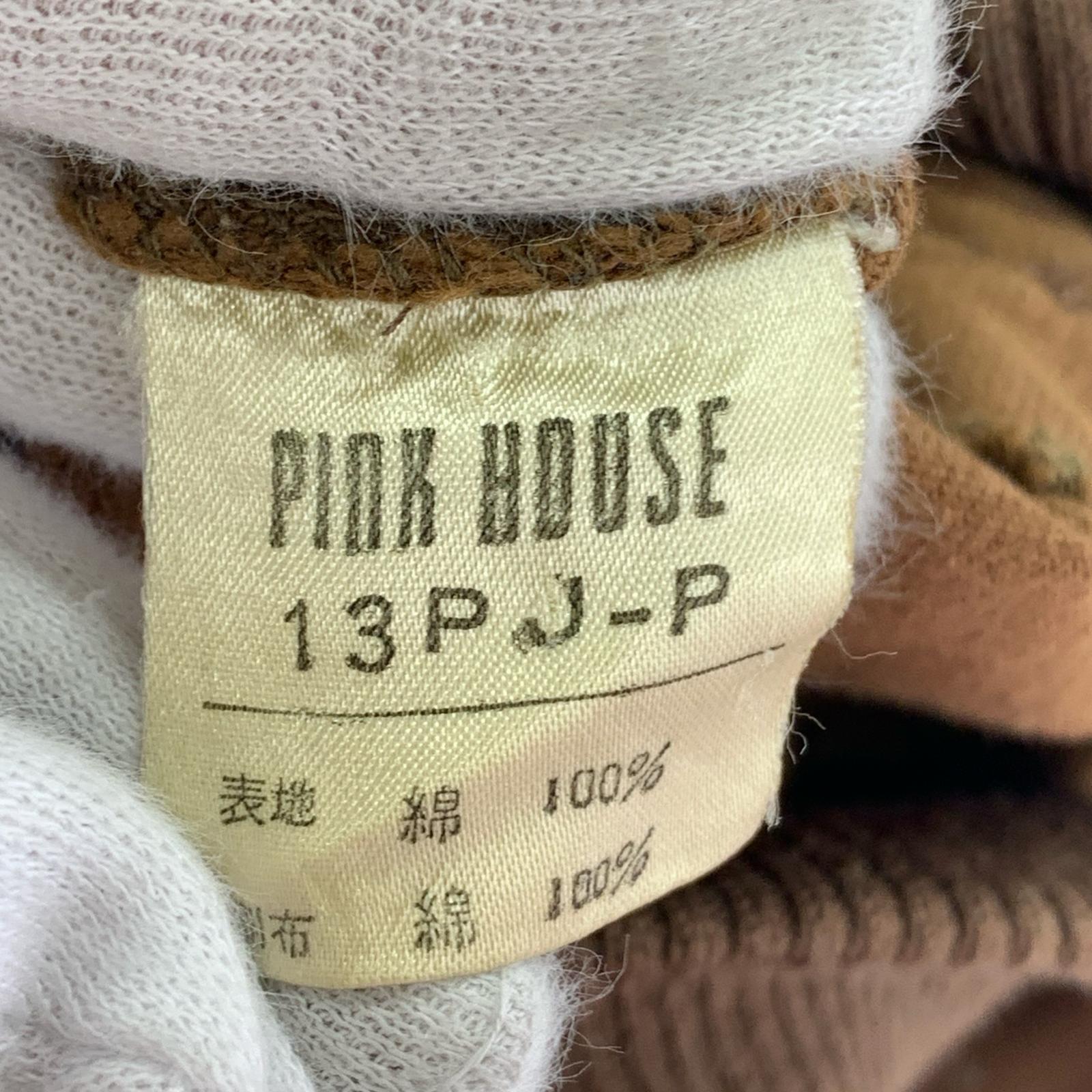 ジャケット 90s PINK HOUSE スタジャン ブラウン