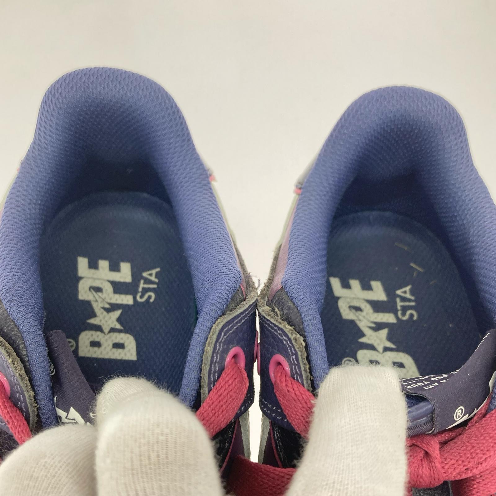 スニーカー BAPE STA スニーカー ピンク (26.5) 26.5cm (US8 1/2 UK8 EU43)