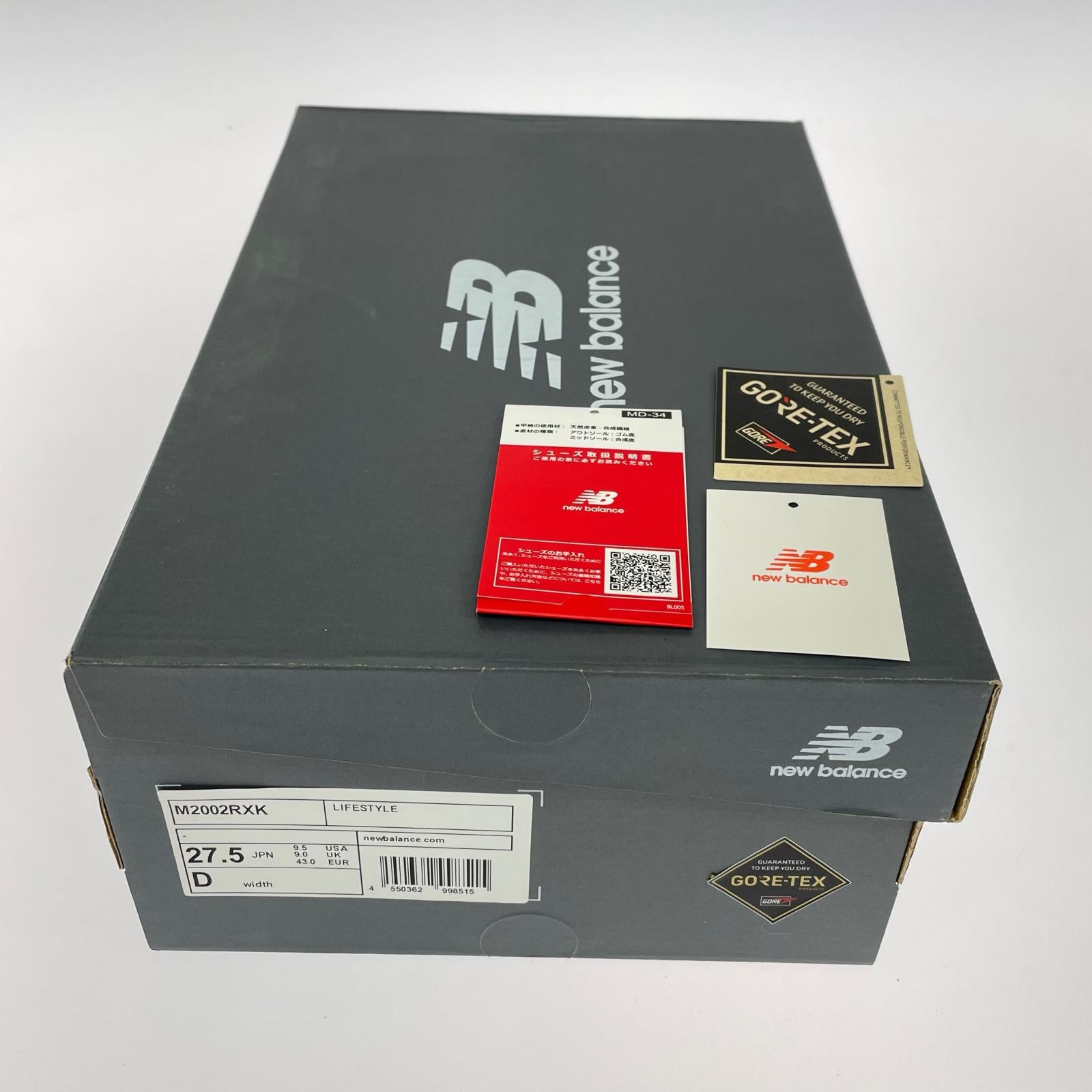 スニーカー M2002RXK 27.5cm NVY 27.5cm (US9 1/2 UK9 EU45) ネイビー