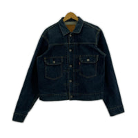 デニムジャケット 90s 71507xx 2nd 復刻 BIG E 赤耳 (40) 40 ブルー
